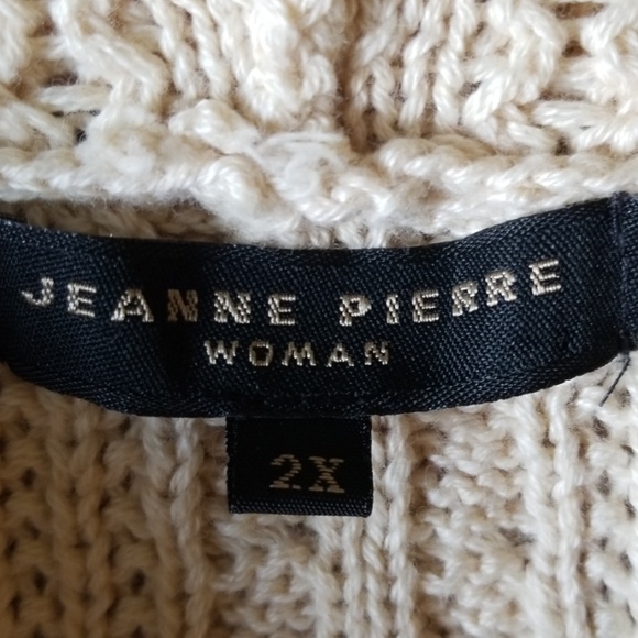 Jeanne Pierre Woman Chunky Sweater, Cowl neck, 2X - Picture 4 of 8